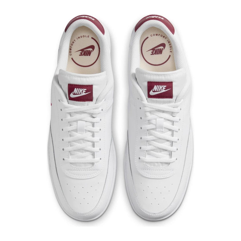 Nike Court Vintage Sneaker Uomo Bordeaux Bianco